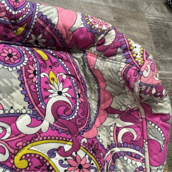 Vera Bradley Paisley Meets Plaid Pattern Weekender Travel Bag - Picture 7 of 9